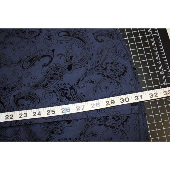 Polo Club /Long sleeved button up/ (Size S)/ Blue with Black Paisley - Picture 9 of 12